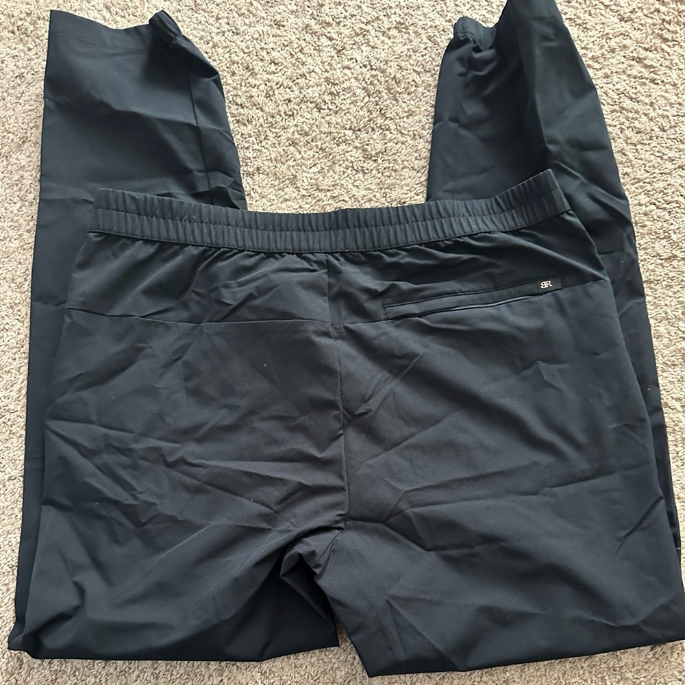 Banana Republic City Jogger Pant Mens, Black Tapered Ankle Cuff